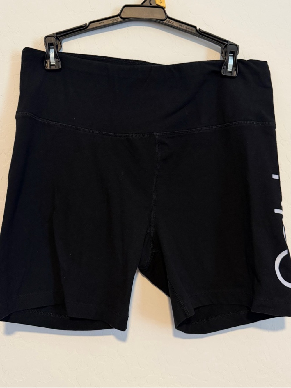 Calvin Klein Black High-Waist Bike Shorts